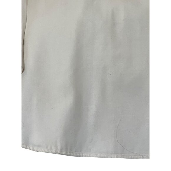 Marsh Landing Women White Long-Sleeve Shirt Button-Down Cotton Large Pockets - Picture 13 of 16